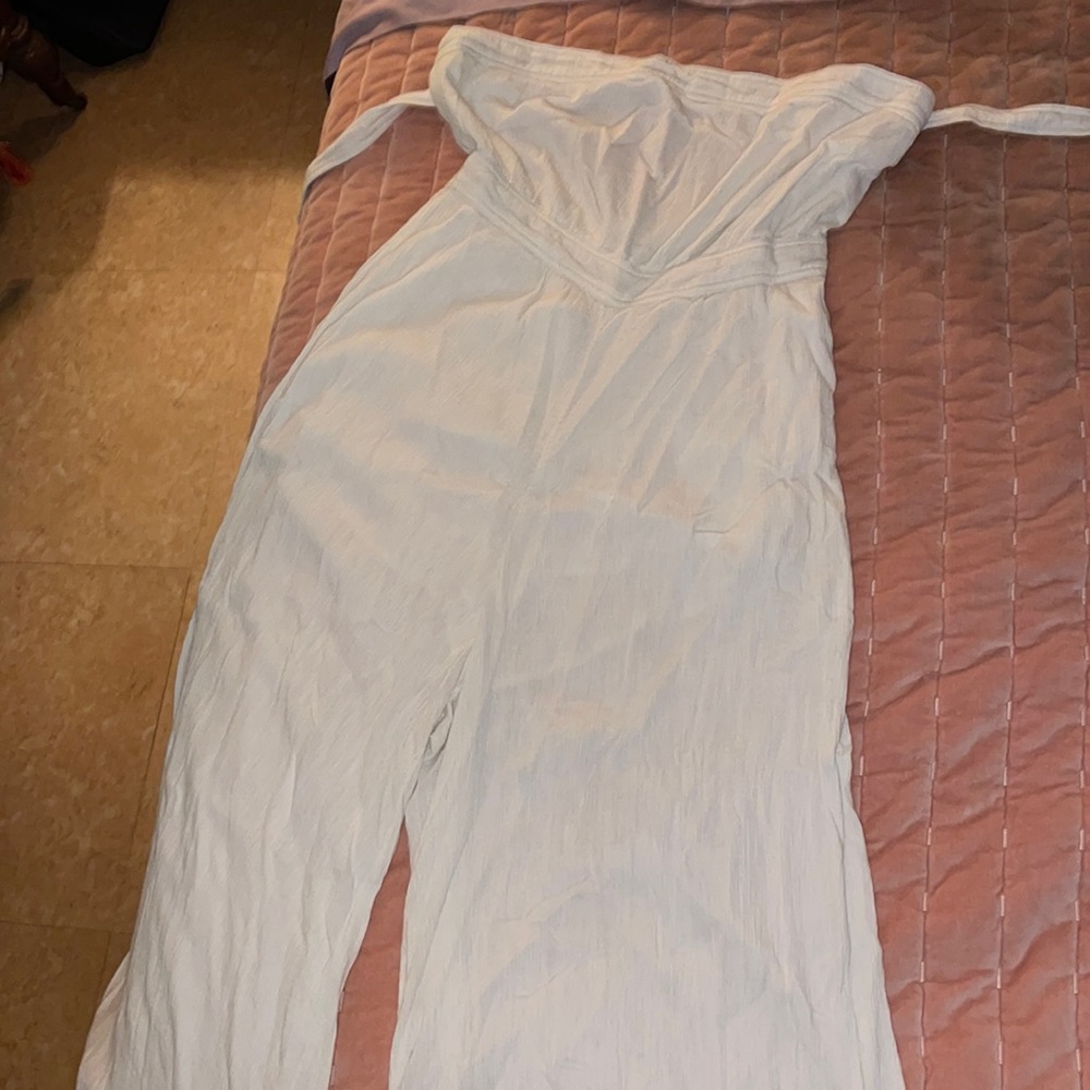 white billabong jumpsuit